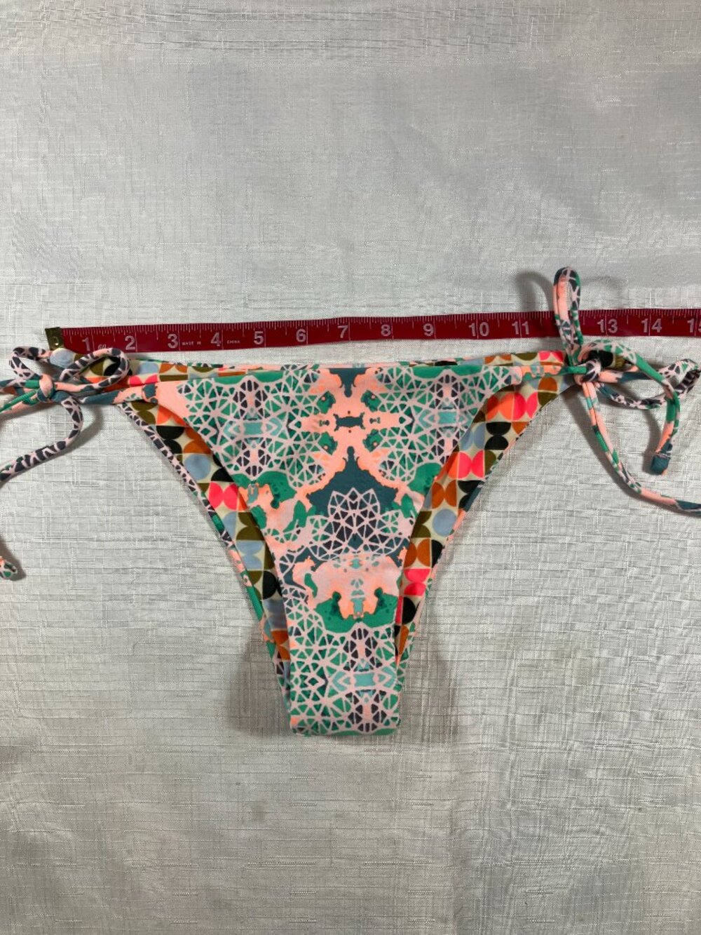 NWT Maaji Bikini Kaleidoscope Reversible, Cheeky Coverage, Size Med. - Picture 9 of 11